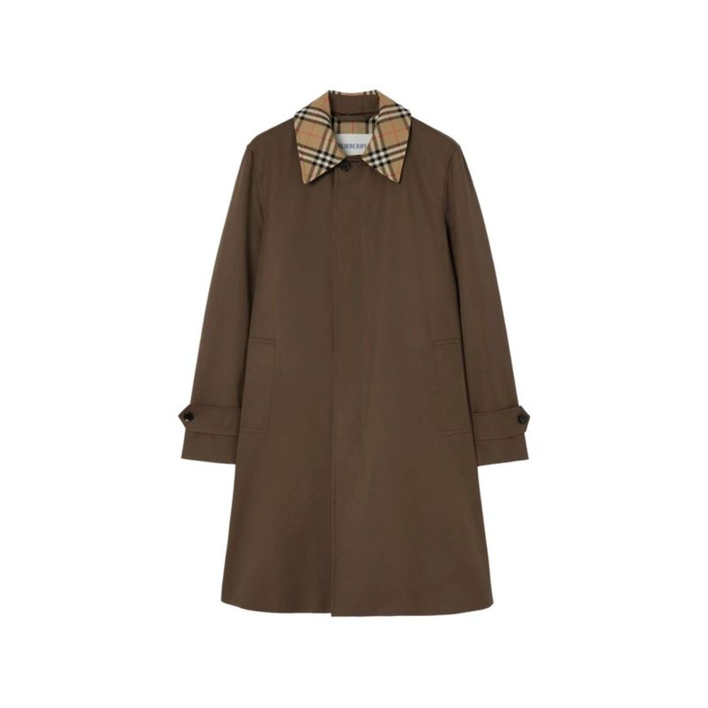 Burberry Brown Coats - Single Breasted Coats Men